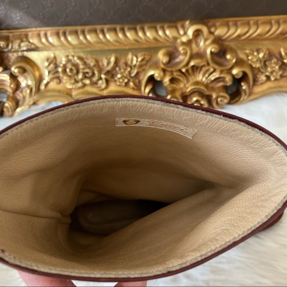 Gucci Vintage Slouchy Suede Leather Boots - Picture 12 of 16